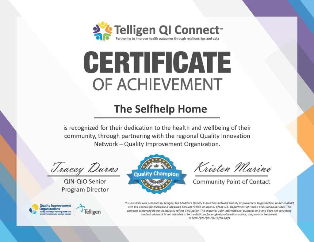 The Selfhelp Home Community Honored as a Statewide Champion - The Selfhelp Home