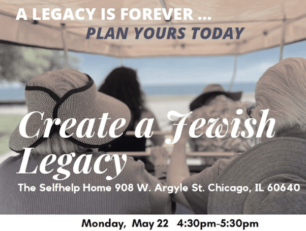 Create a Jewish Legacy 2023 - Selfhelp Home
